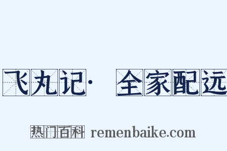 飞丸记·全家配远是什么意思的图片